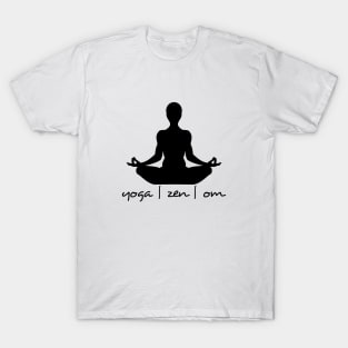 Yoga-zen-om posture T-Shirt